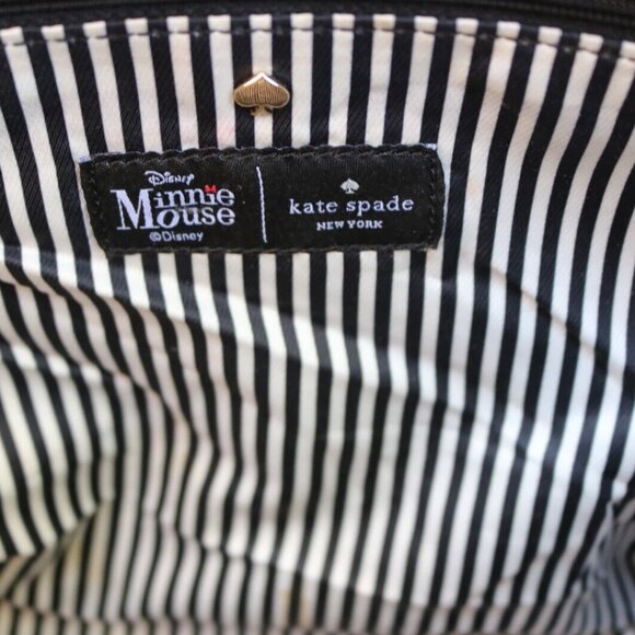 Kate Spade Minnie Mouse Red Bow Francis Canvas Tote Bag Purse Shopper - Picture 14 of 16